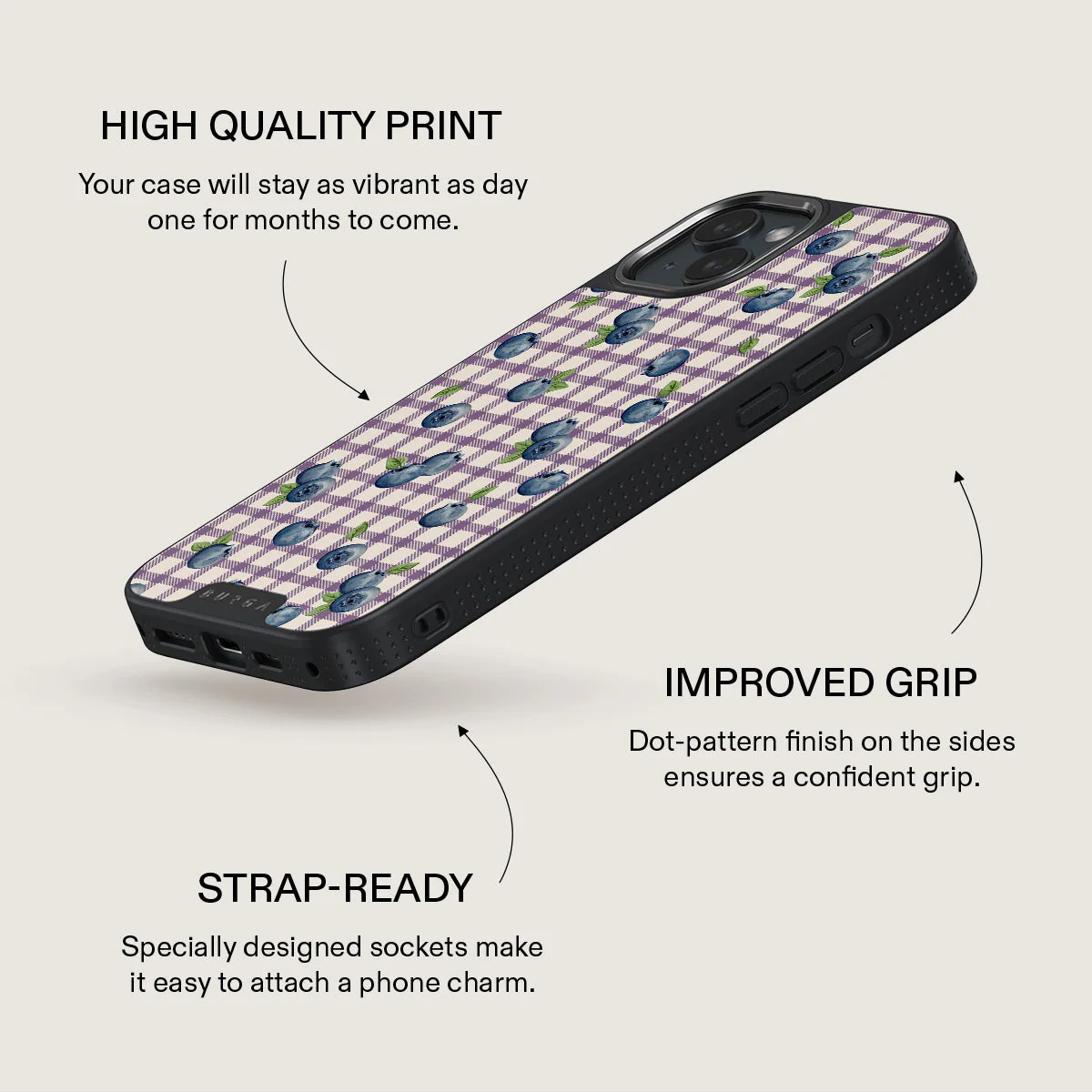 Blueberry Muffin - iPhone 15 Plus Case - Image 16