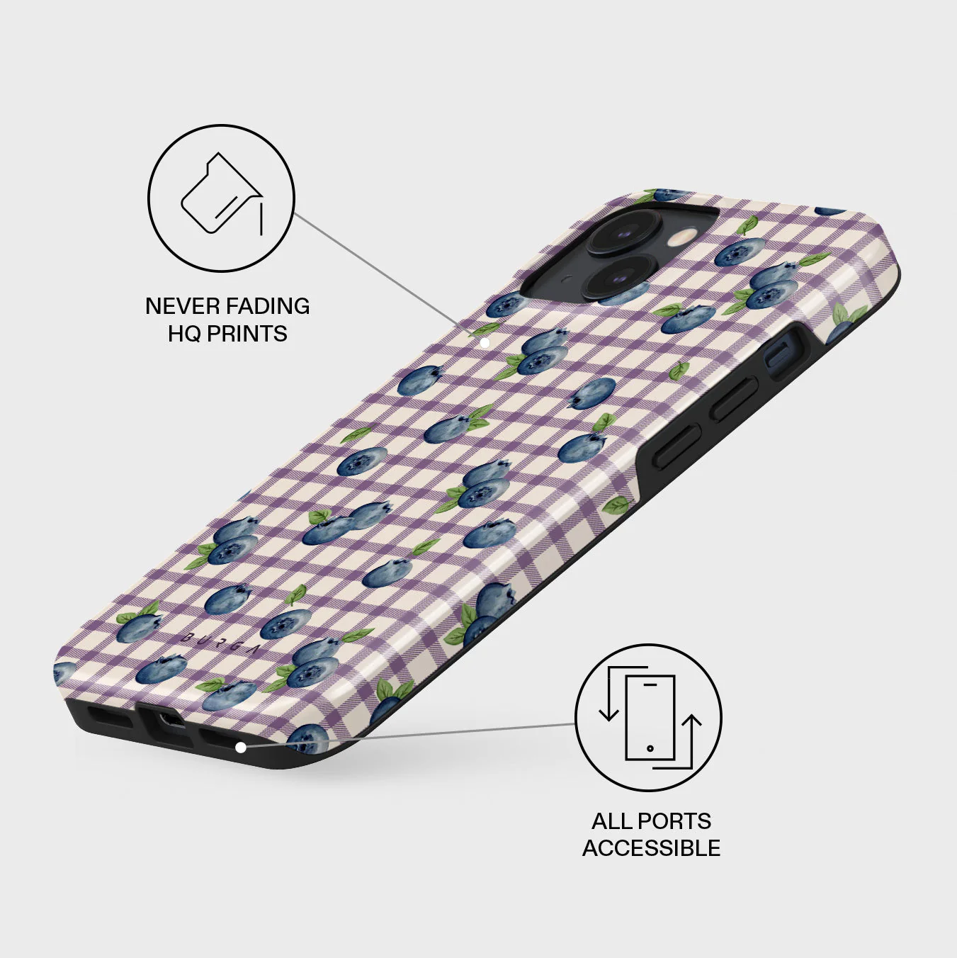 Blueberry Muffin - iPhone 15 Plus Case - Image 3