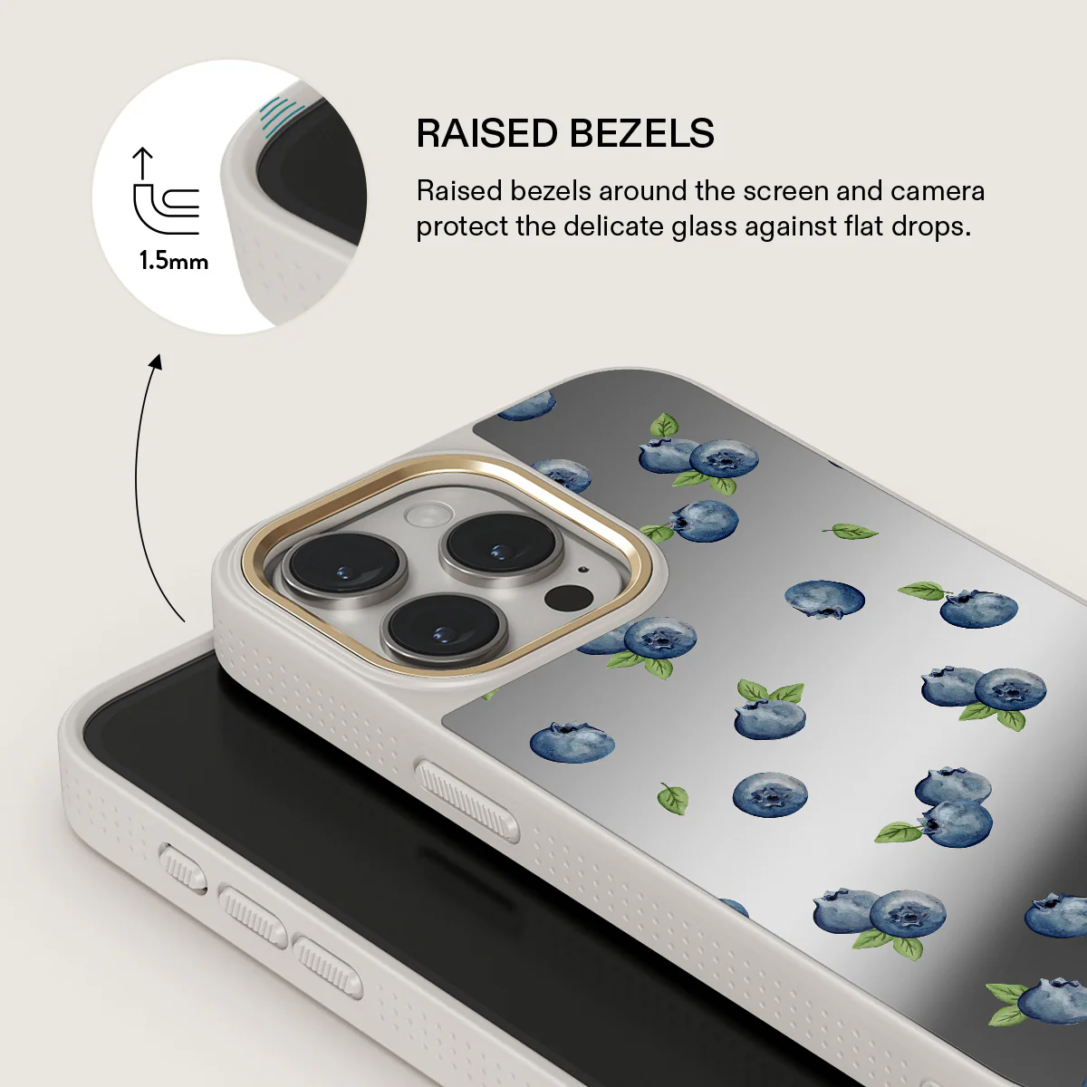 Blueberry Muffin - iPhone 15 Pro Case - Image 58