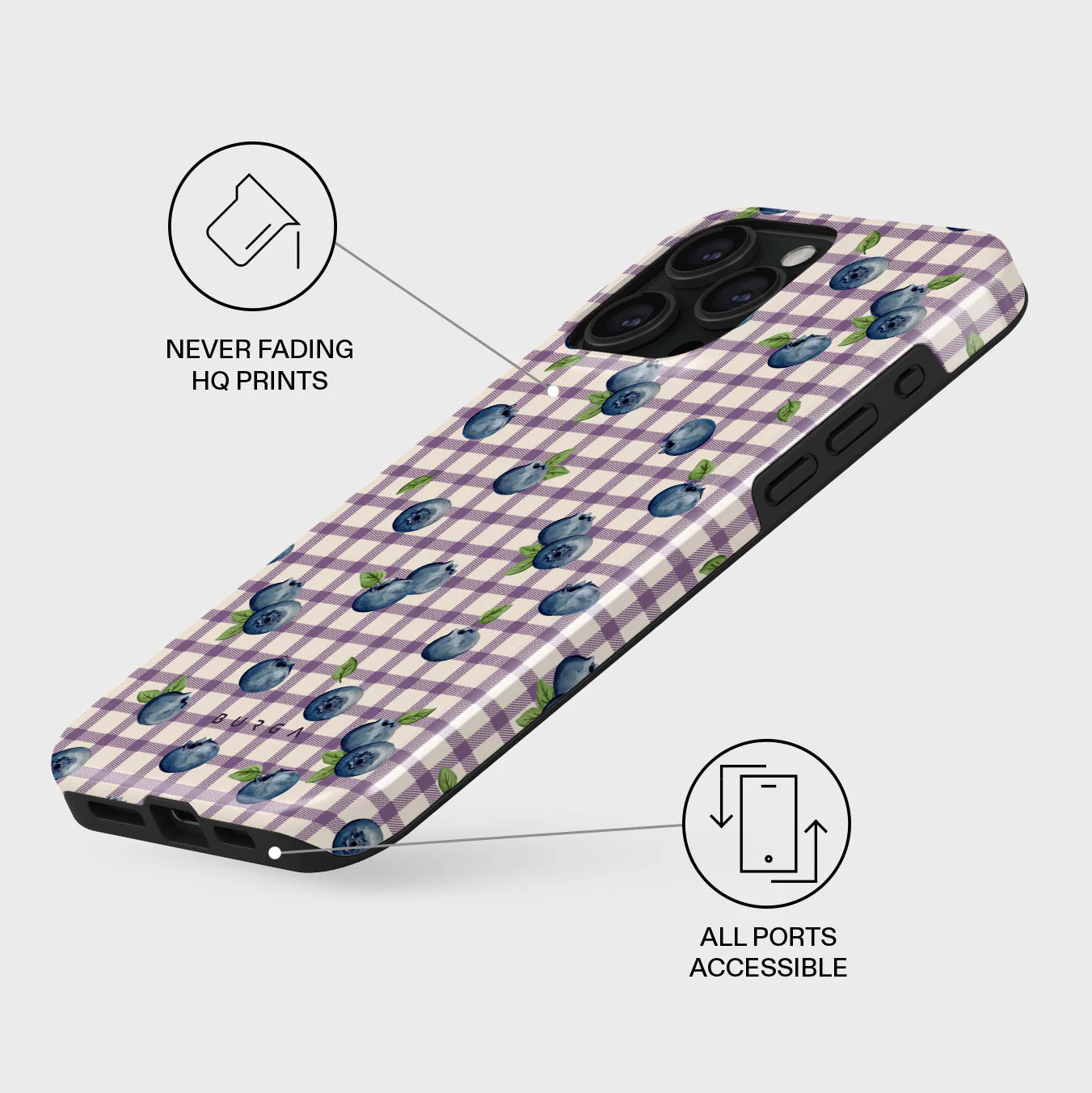 Blueberry Muffin - iPhone 15 Pro Max Case - Image 3