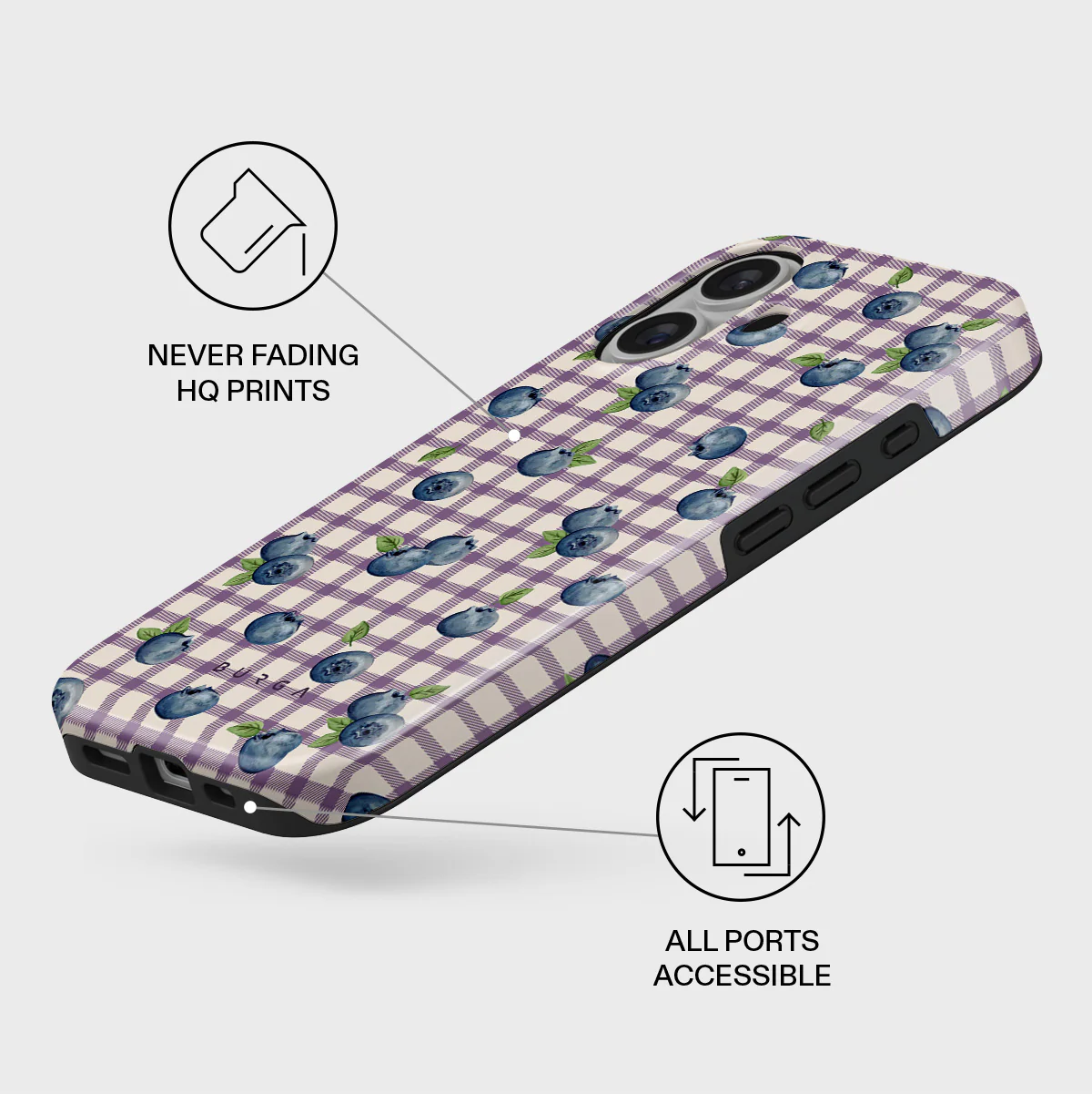 Blueberry Muffin - iPhone 16 Plus Case - Image 3