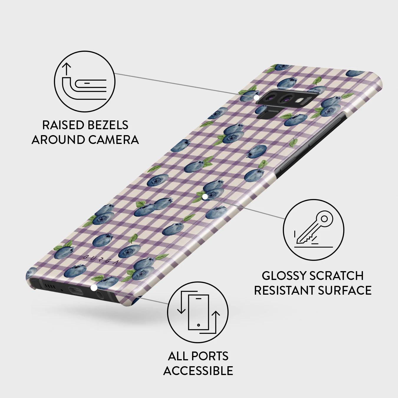 Blueberry Muffin - Samsung Galaxy Note 9 Case - Image 3
