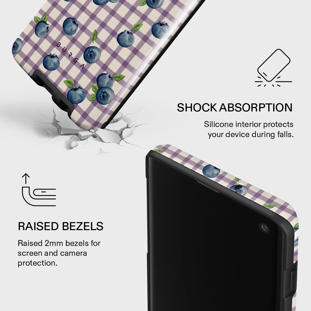 Blueberry Muffin - Samsung Galaxy S10 4G Case - Image 4