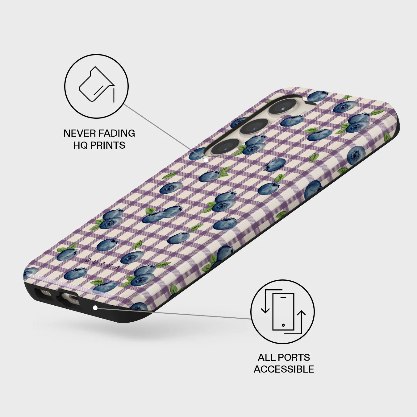 Blueberry Muffin - Samsung Galaxy S23 Plus Case - Image 3