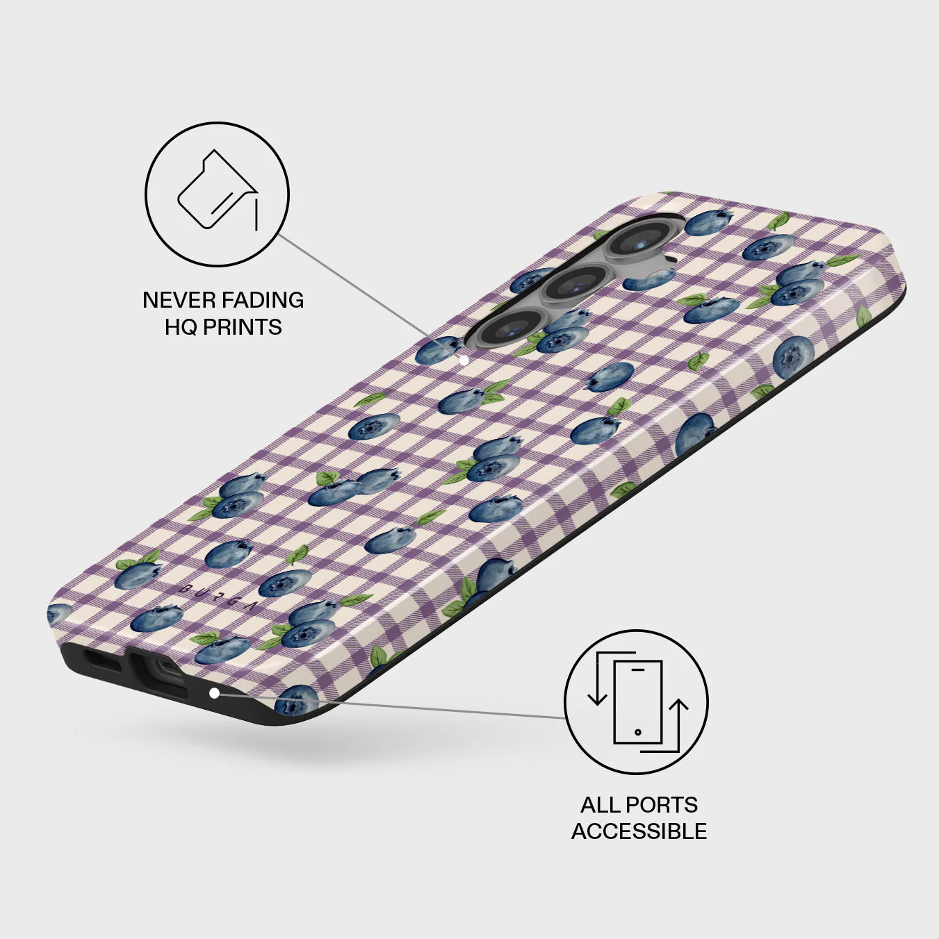 Blueberry Muffin - Samsung Galaxy S24 FE Case - Image 3