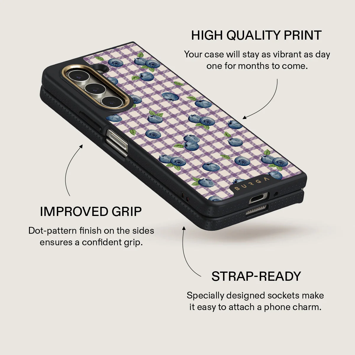 Blueberry Muffin - Samsung Galaxy Z Fold 5 Case - Image 5