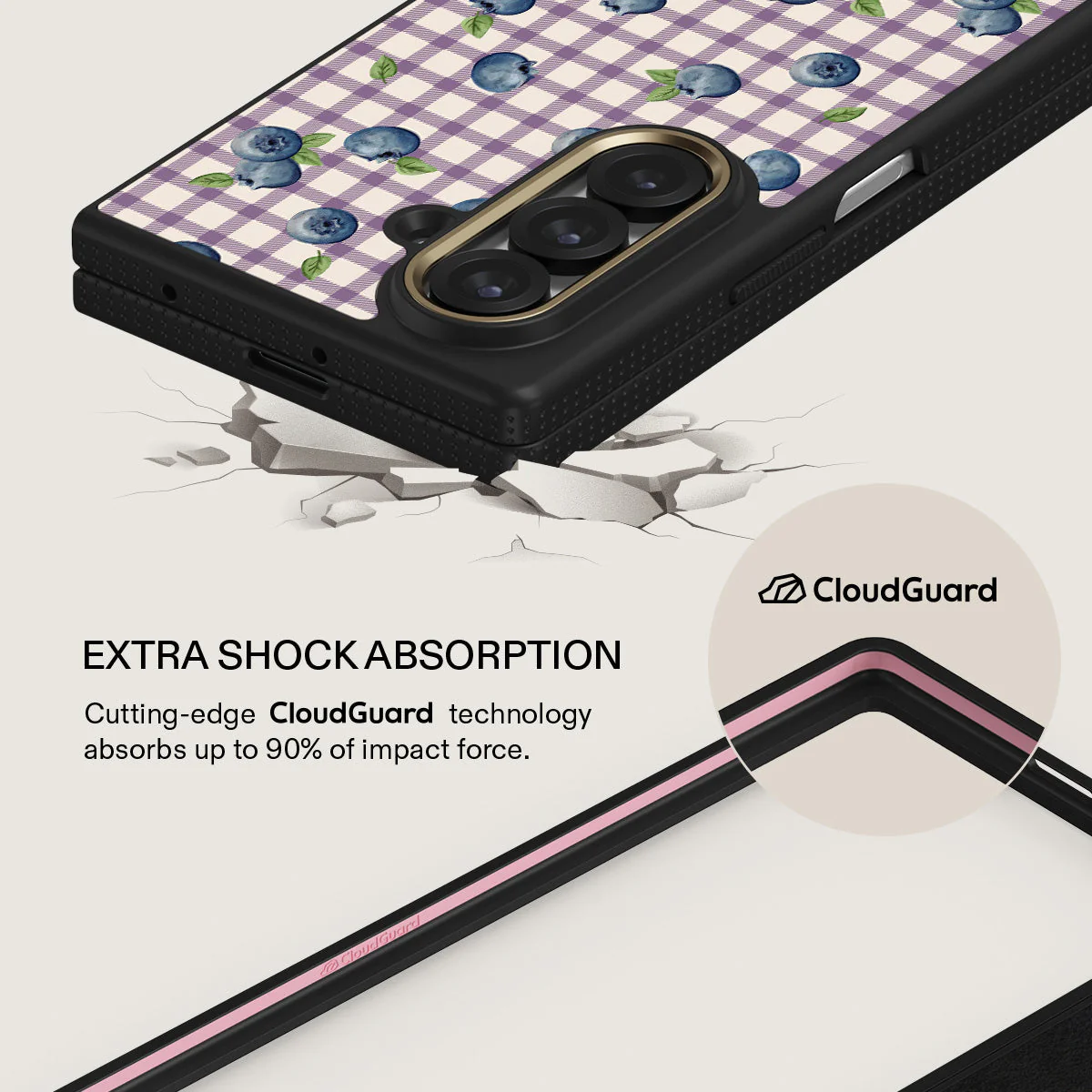 Blueberry Muffin - Samsung Galaxy Z Fold 7 Case - Image 3