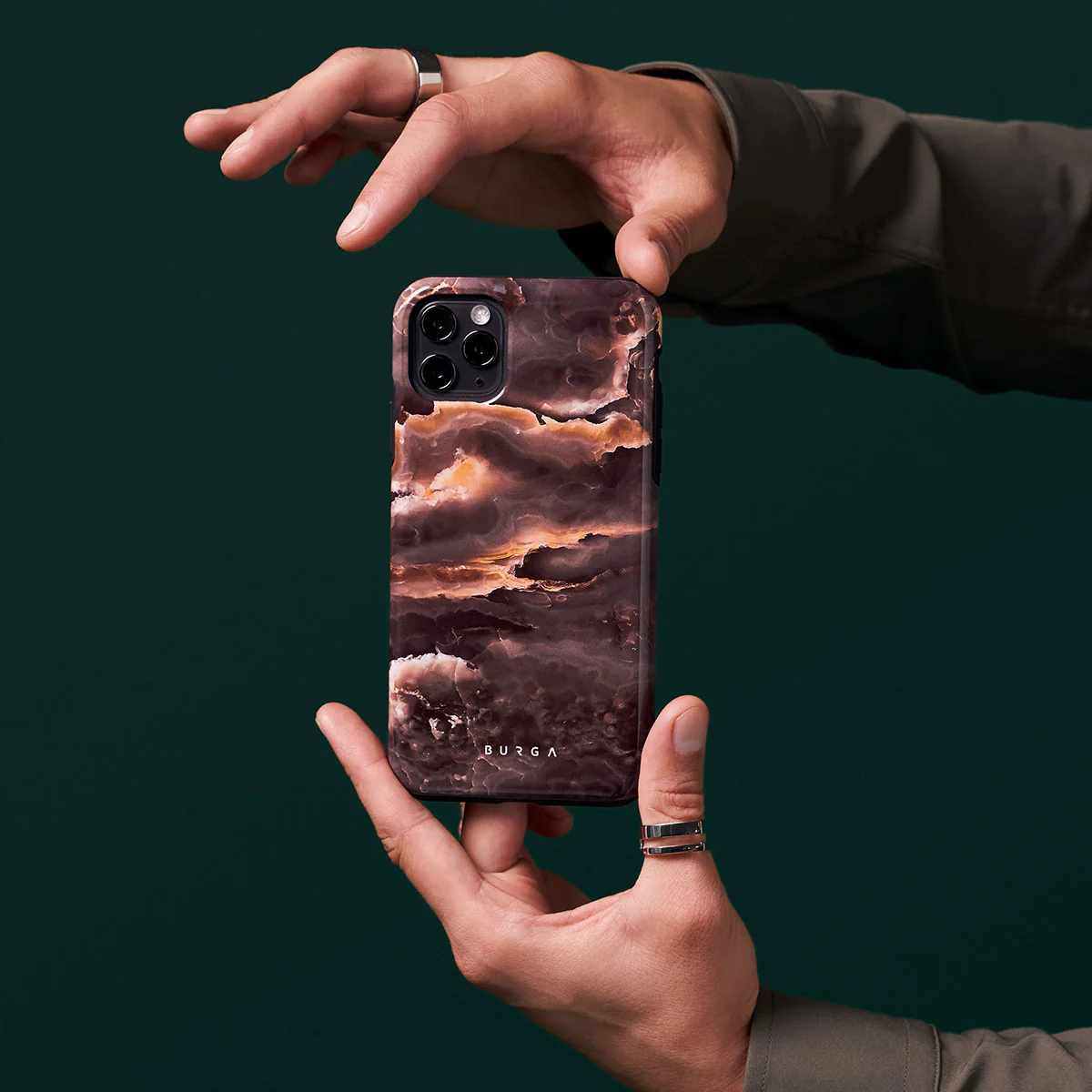 Fire Wood - Brown Marble Samsung Galaxy A57 5G Case - Image 7