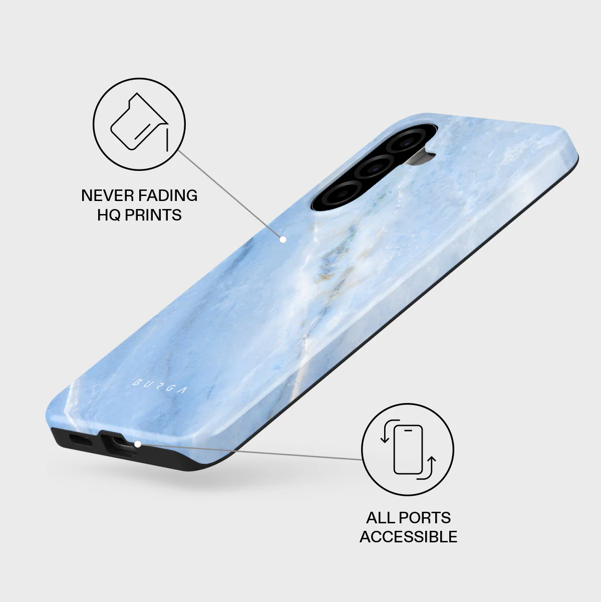 Fluffy Clouds - Samsung Galaxy A57 5G Case - Image 3