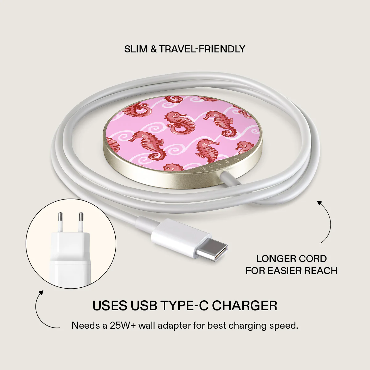 Coral Reef - Magnetic Wireless Charger - Image 3