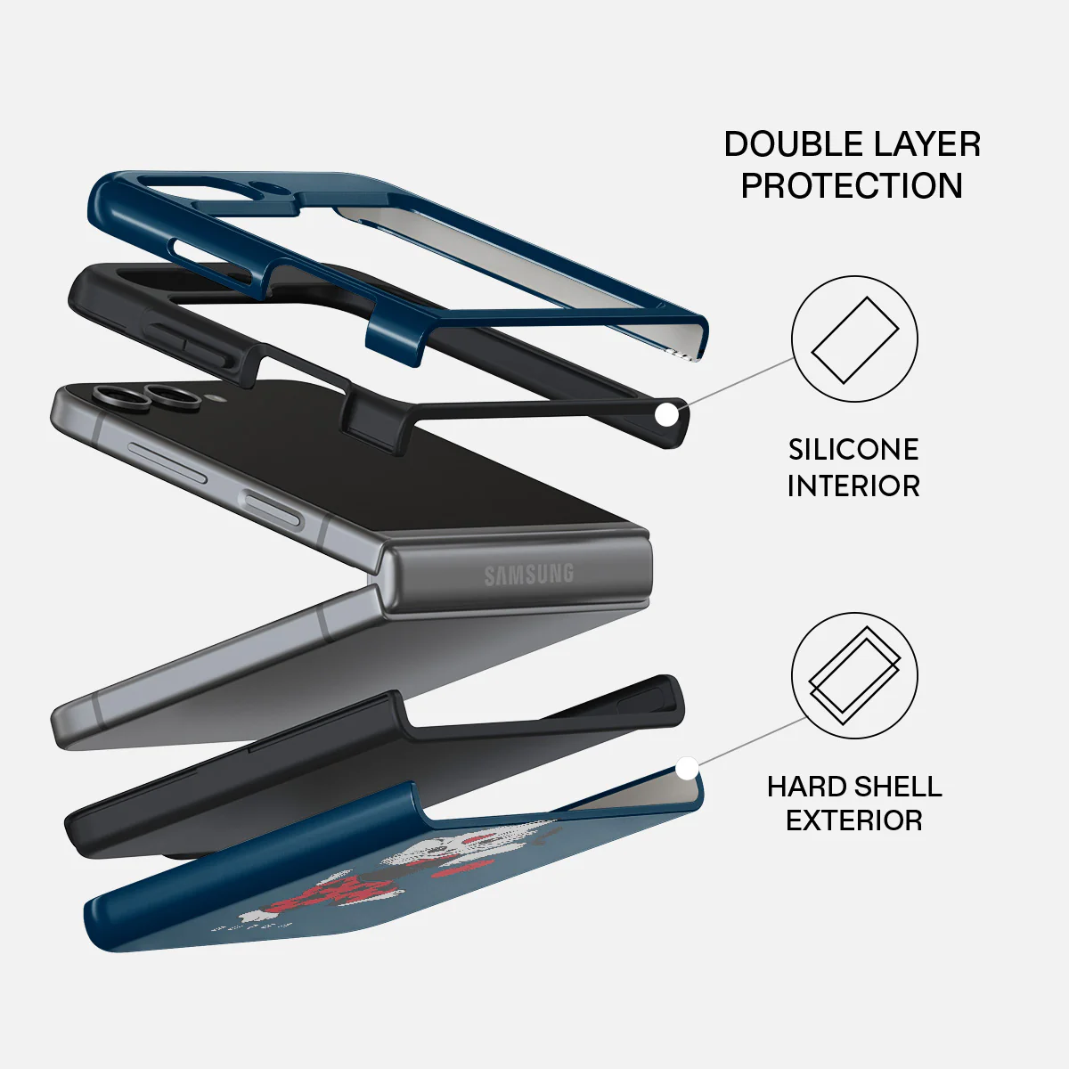 Crossed Path - Samsung Galaxy Z Flip 5 Case - Image 2