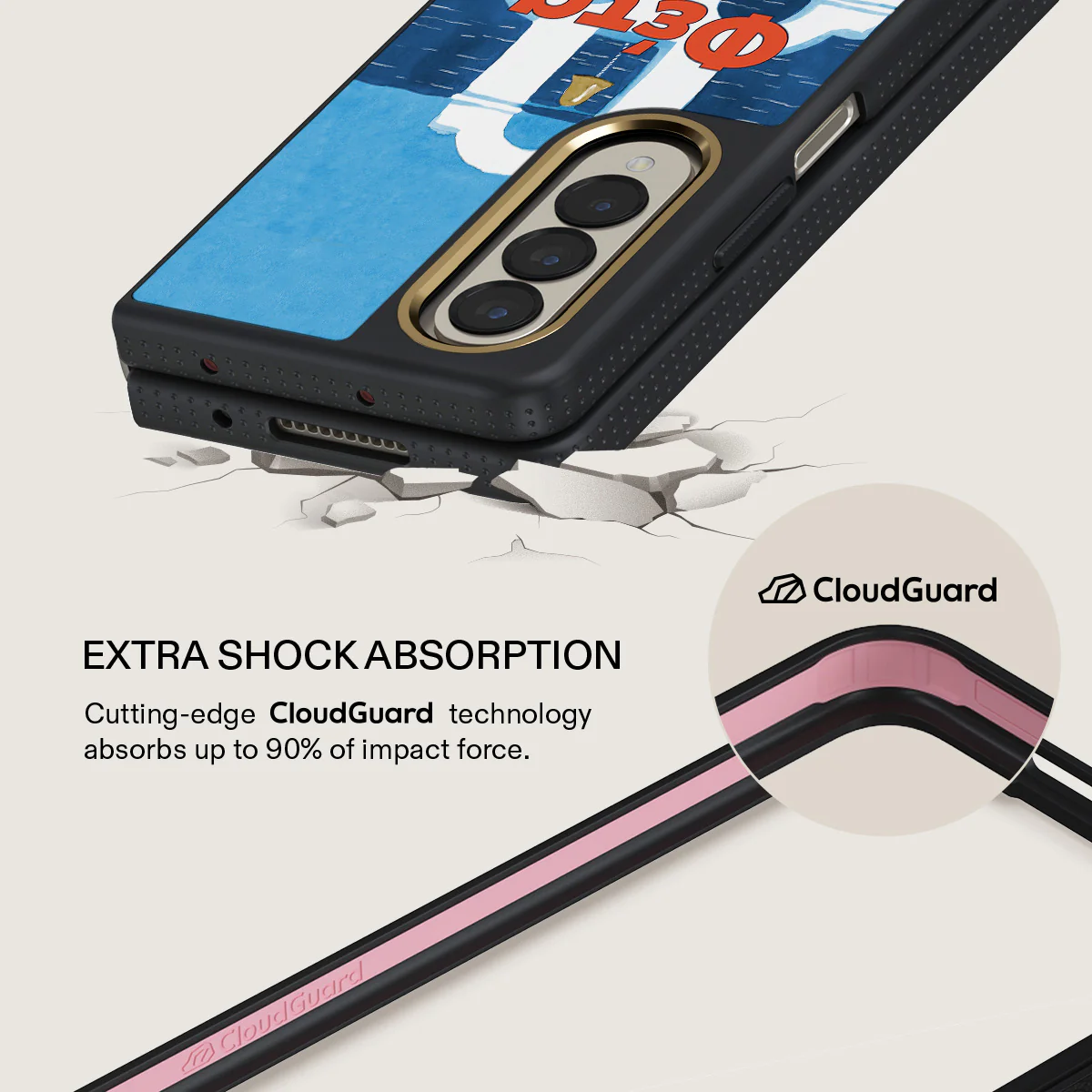 Feta - Samsung Galaxy Z Fold 4 Case - Image 8