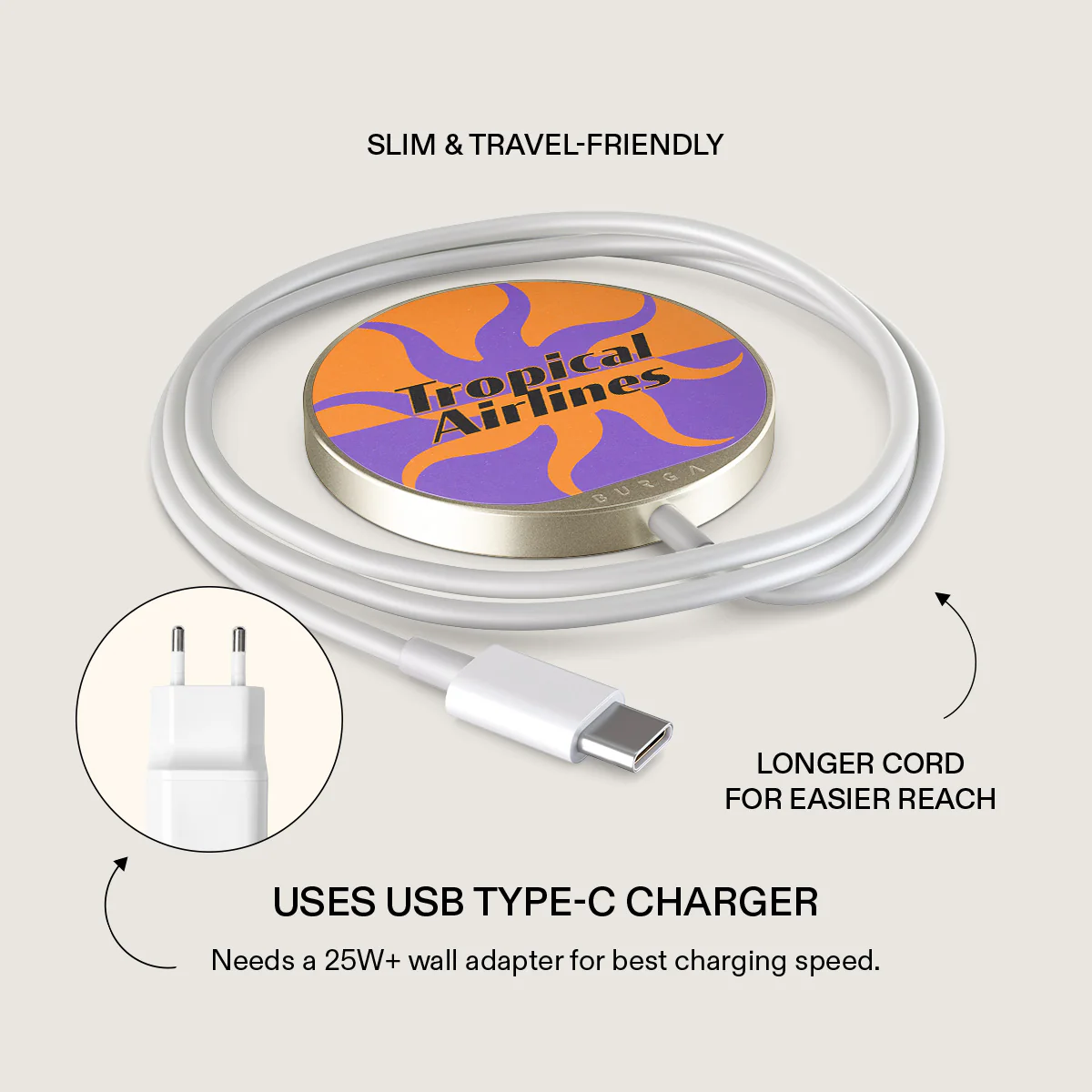 First Class - Magnetic Wireless Charger - Image 3