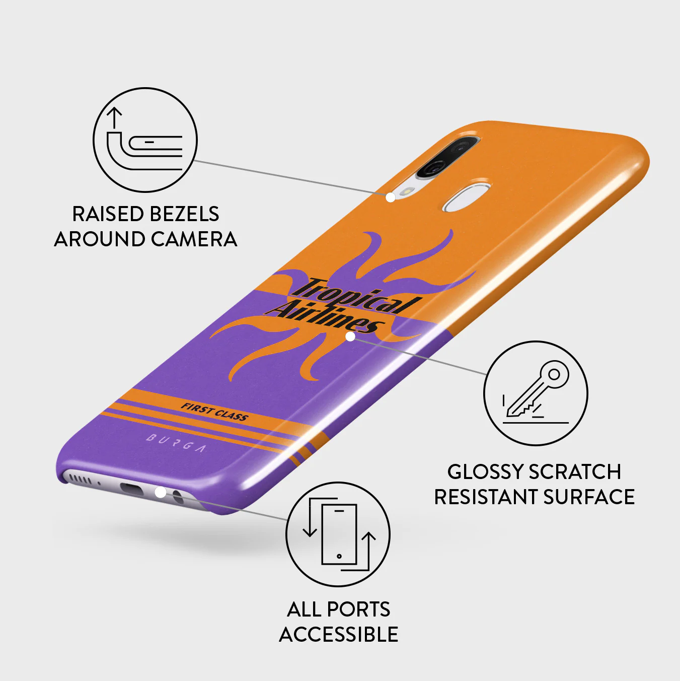 First Class - Samsung Galaxy A40 Case - Image 3