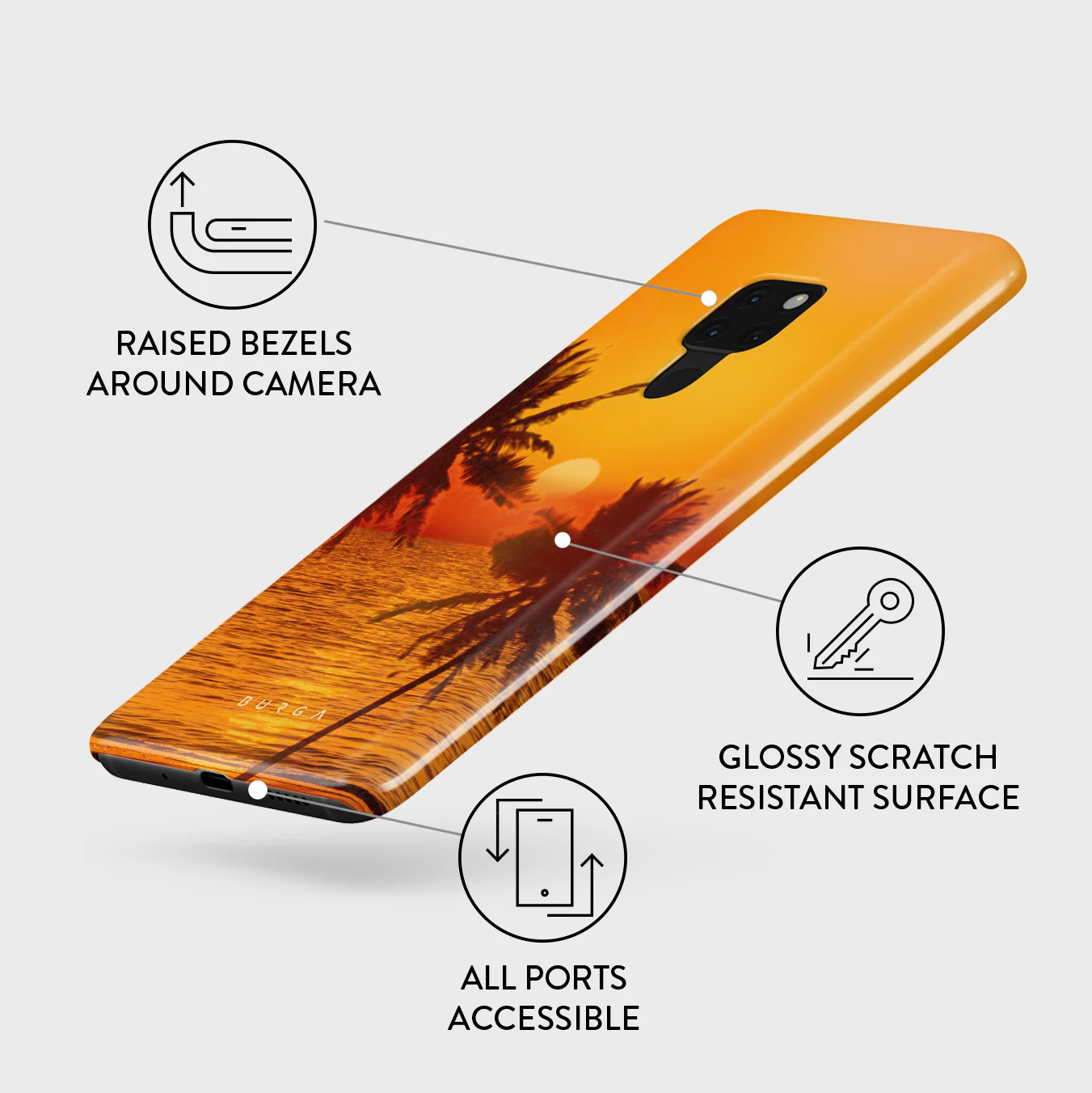Golden Sky - Huawei Mate 20 Case - Image 3