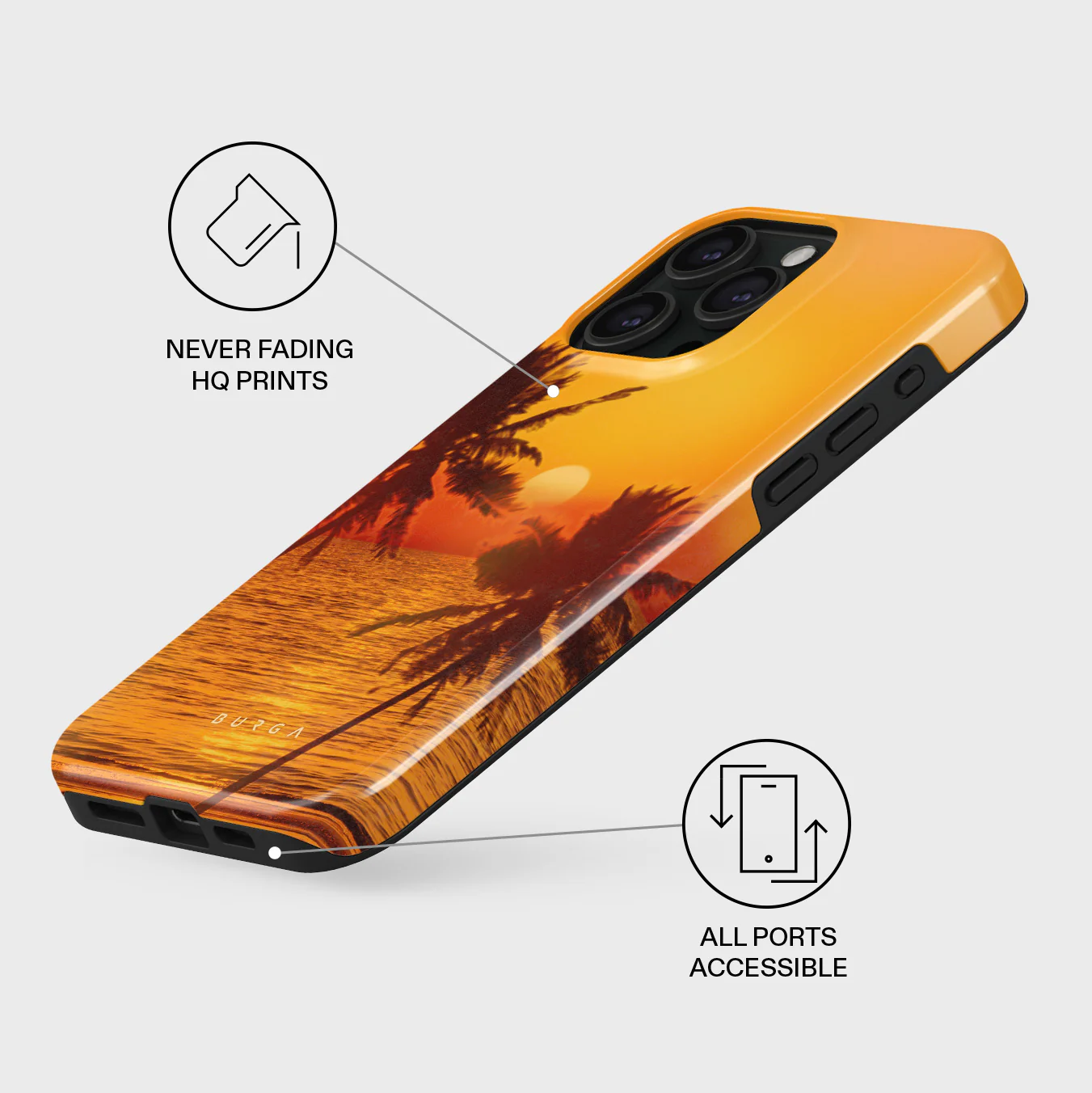 Golden Sky - iPhone 15 Pro Max Case - Image 3