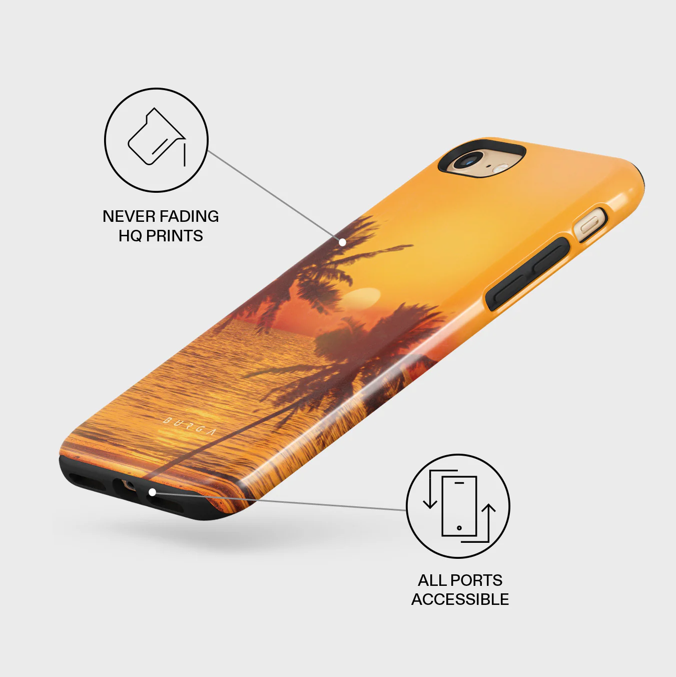 Golden Sky - iPhone SE (2022) Case - Image 3