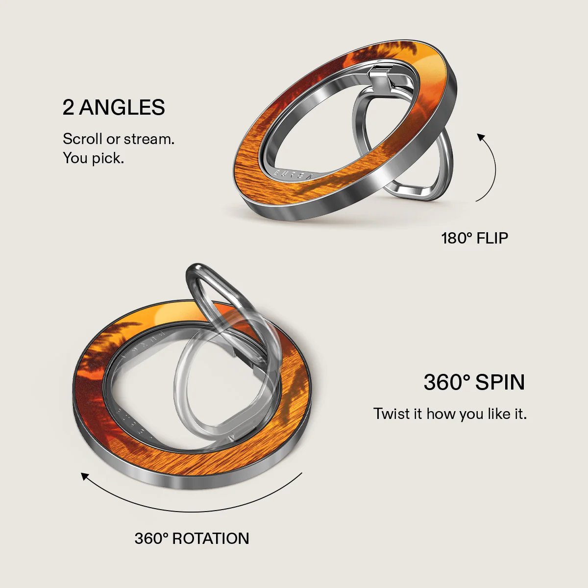Golden Sky - Magnetic Ring Holder - Image 3