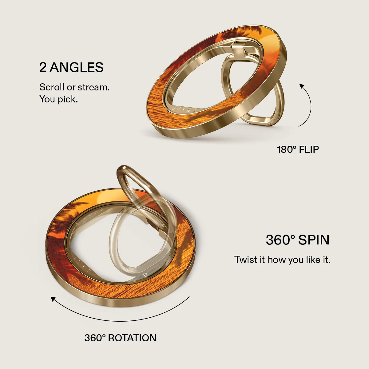 Golden Sky - Magnetic Ring Holder - Image 7