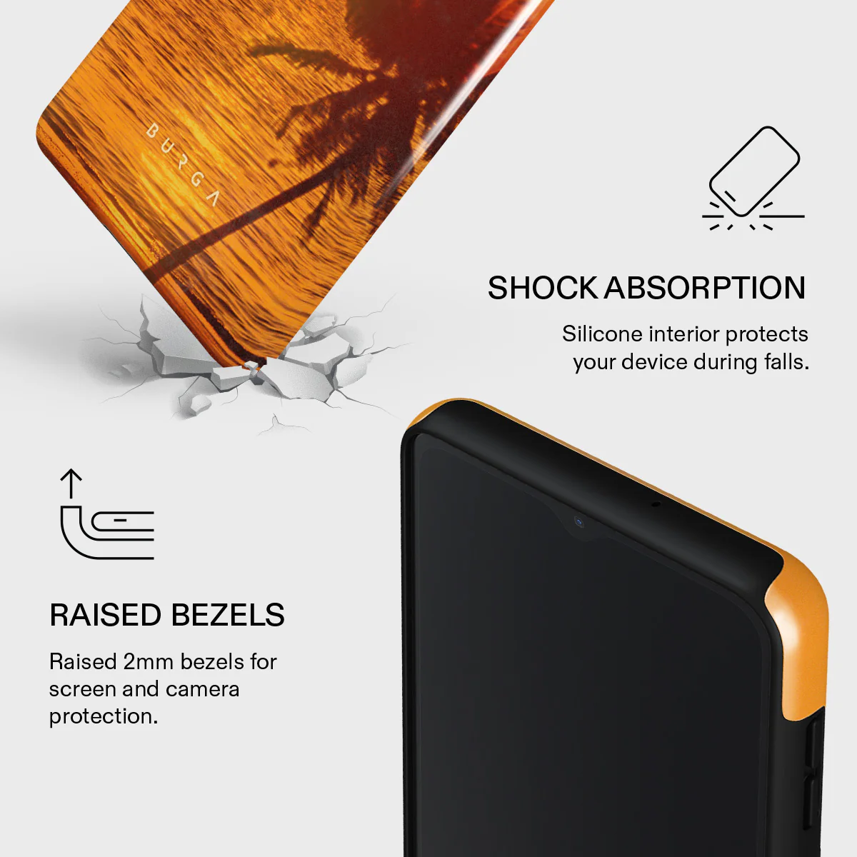 Golden Sky - Samsung Galaxy A12 4G Case - Image 4