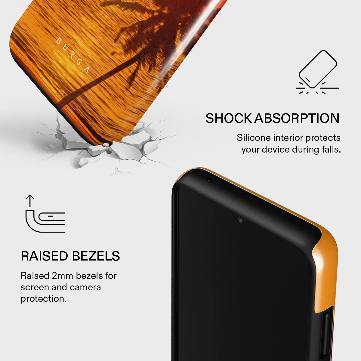 Golden Sky - Samsung Galaxy A22 5G Case - Image 4