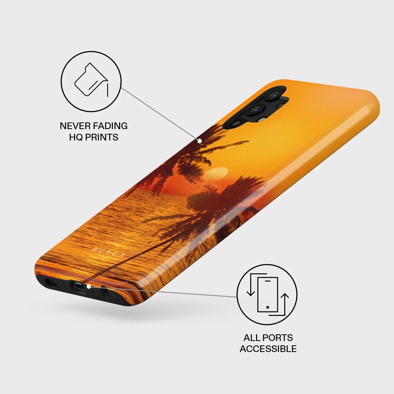 Golden Sky - Samsung Galaxy A32 5G Case - Image 3