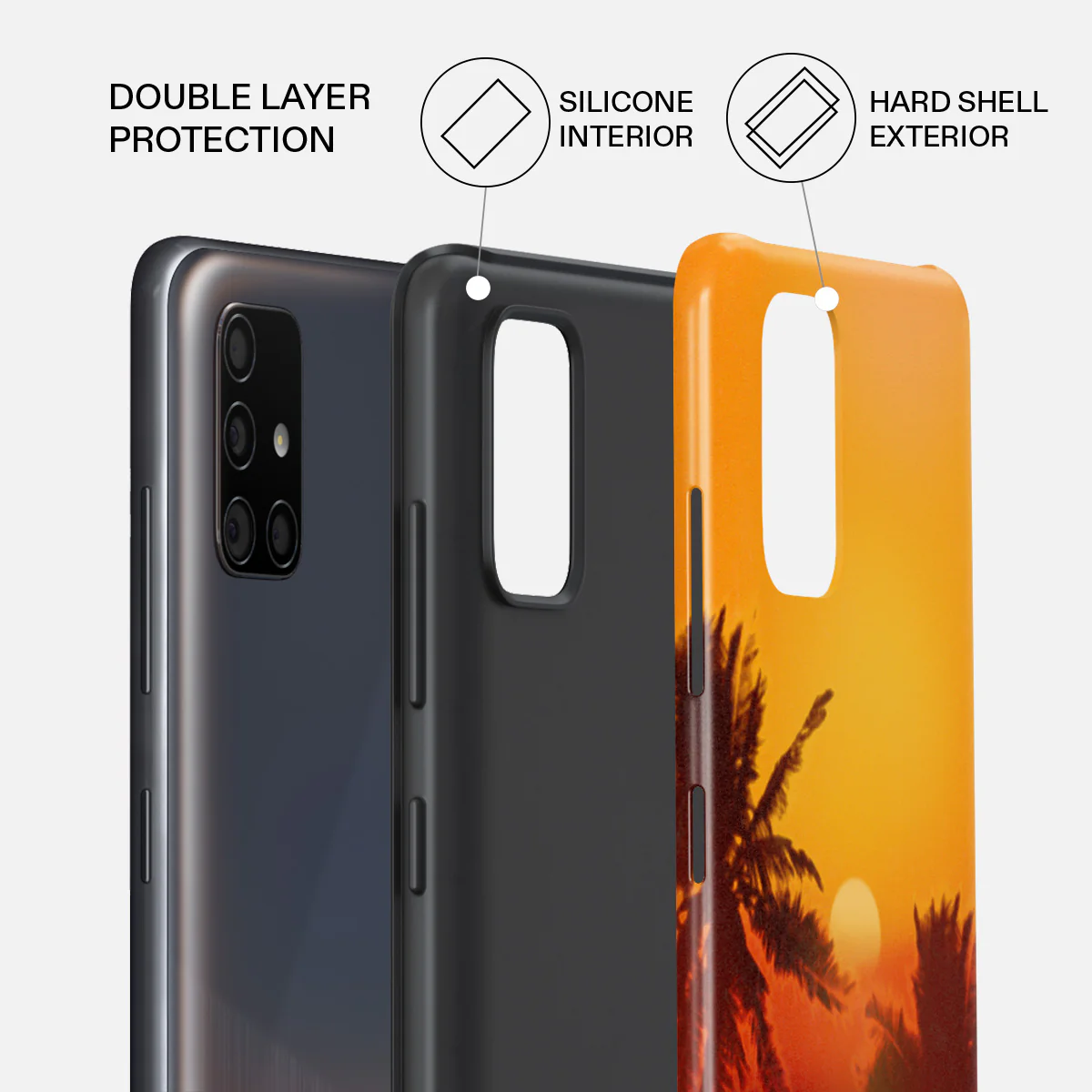 Golden Sky - Samsung Galaxy A51 4G Case - Image 2
