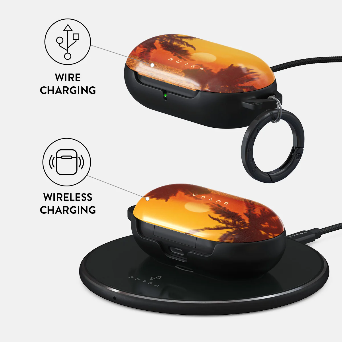 Golden Sky - Samsung Galaxy Buds Plus Case - Image 3