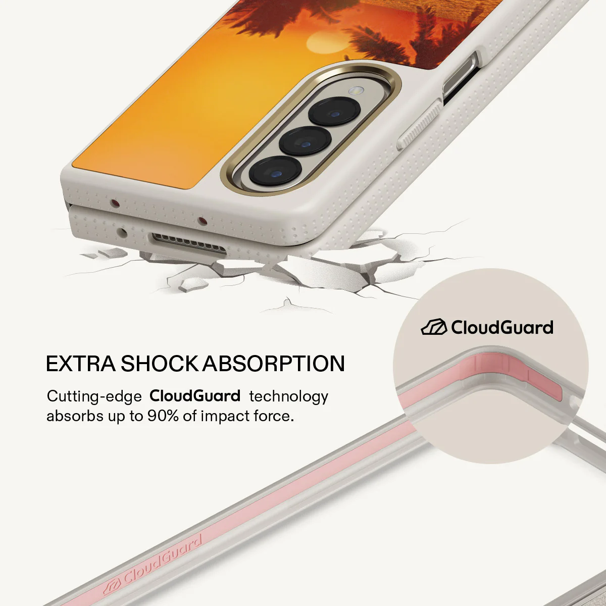 Golden Sky - Samsung Galaxy Z Fold 4 Case - Image 22
