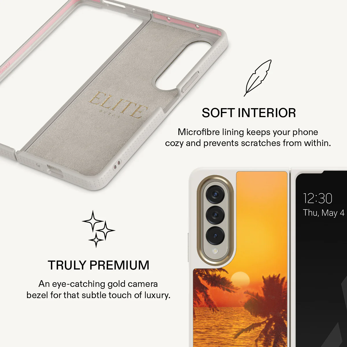 Golden Sky - Samsung Galaxy Z Fold 4 Case - Image 25