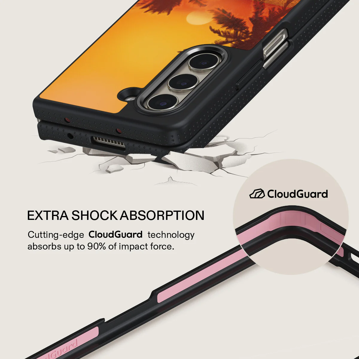 Golden Sky - Samsung Galaxy Z Fold 5 Case - Image 10