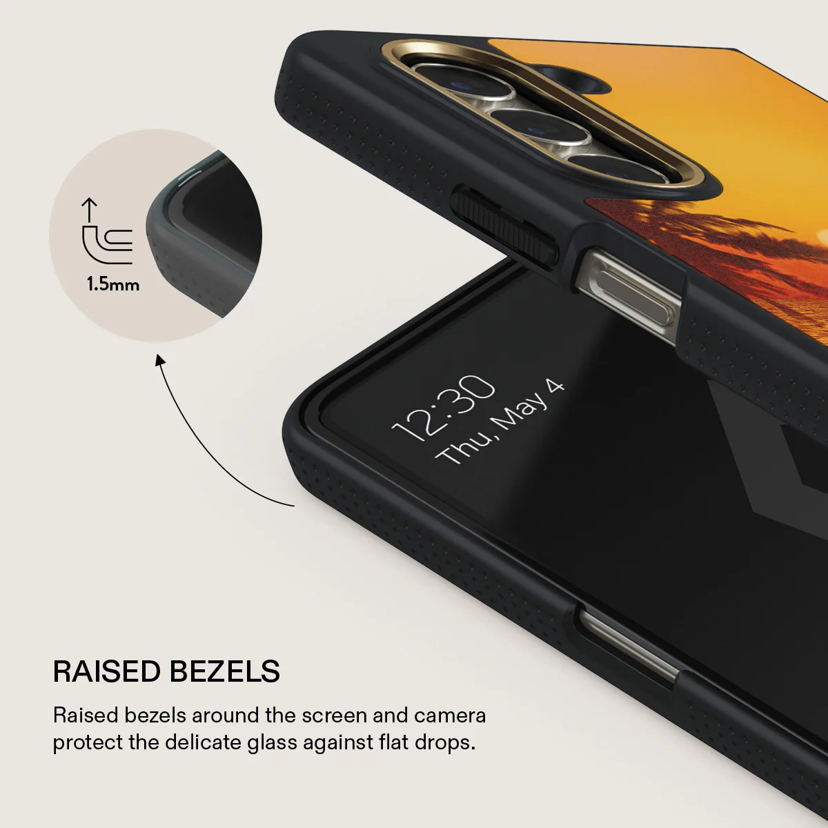 Golden Sky - Samsung Galaxy Z Fold 5 Case - Image 4