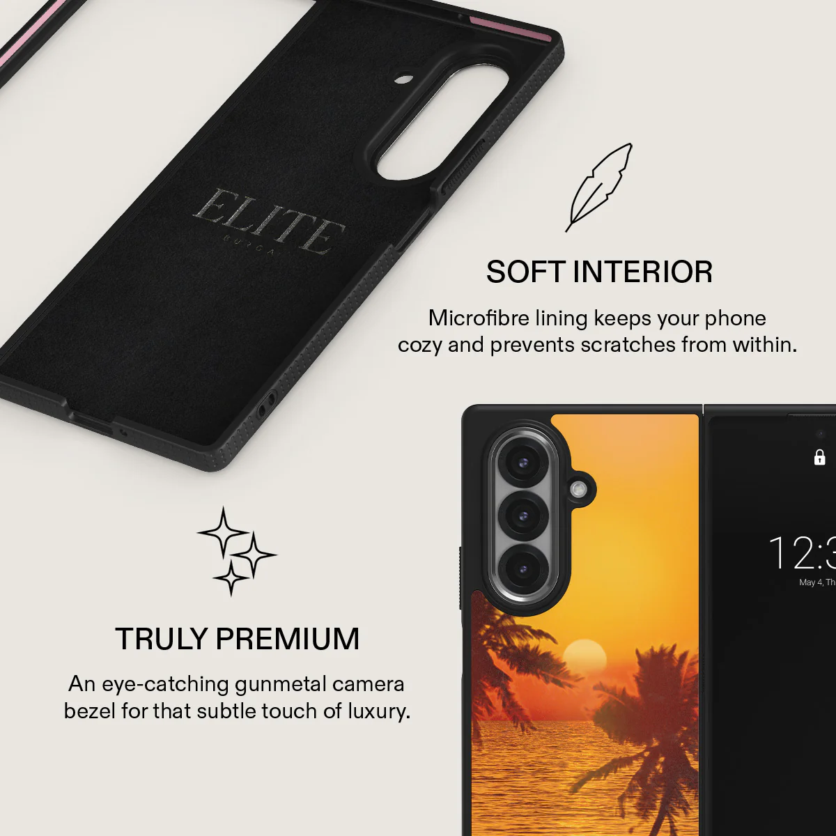 Golden Sky - Samsung Galaxy Z Fold 7 Case - Image 13