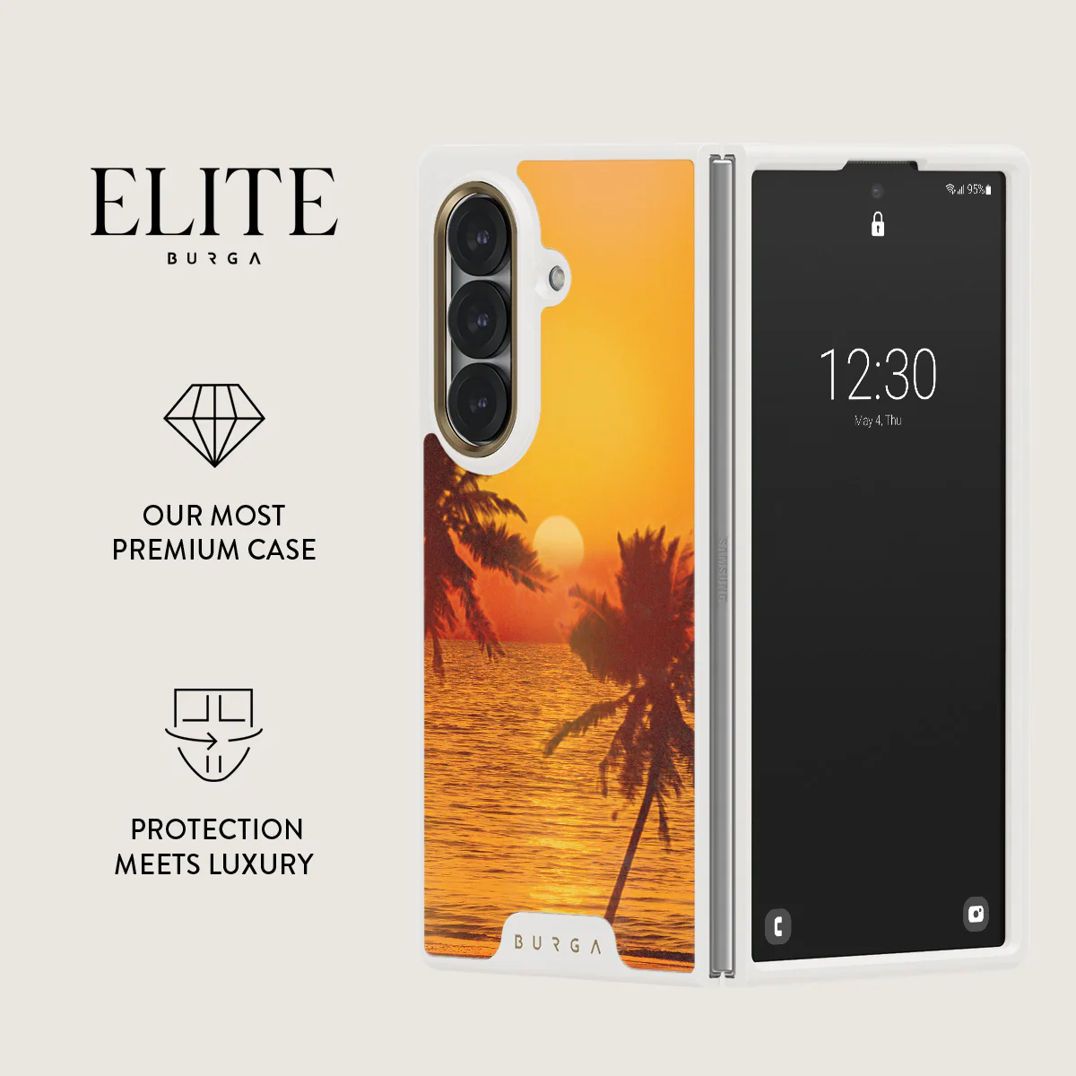 Golden Sky - Samsung Galaxy Z Fold 7 Case - Image 16