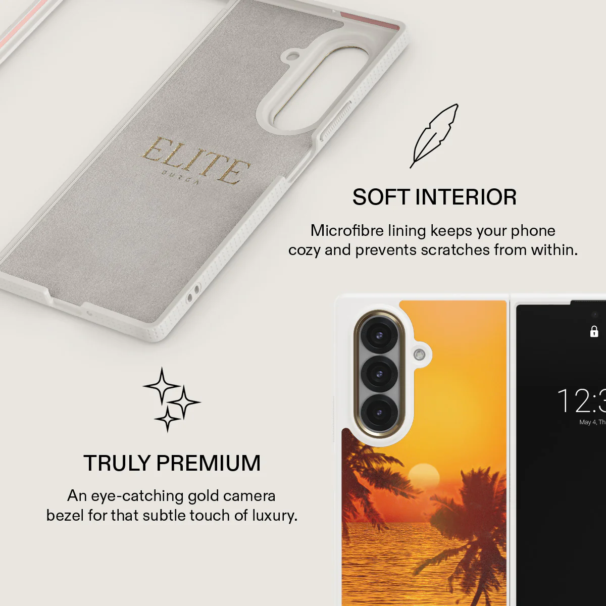 Golden Sky - Samsung Galaxy Z Fold 7 Case - Image 20