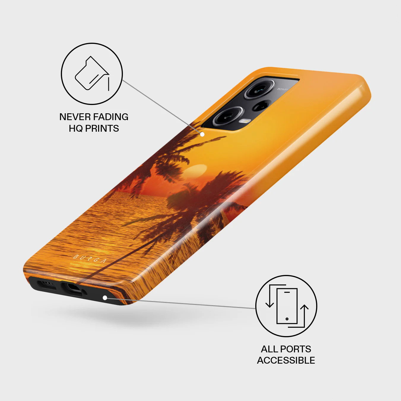 Golden Sky - Xiaomi Redmi Note 12 Pro 5G Case - Image 3