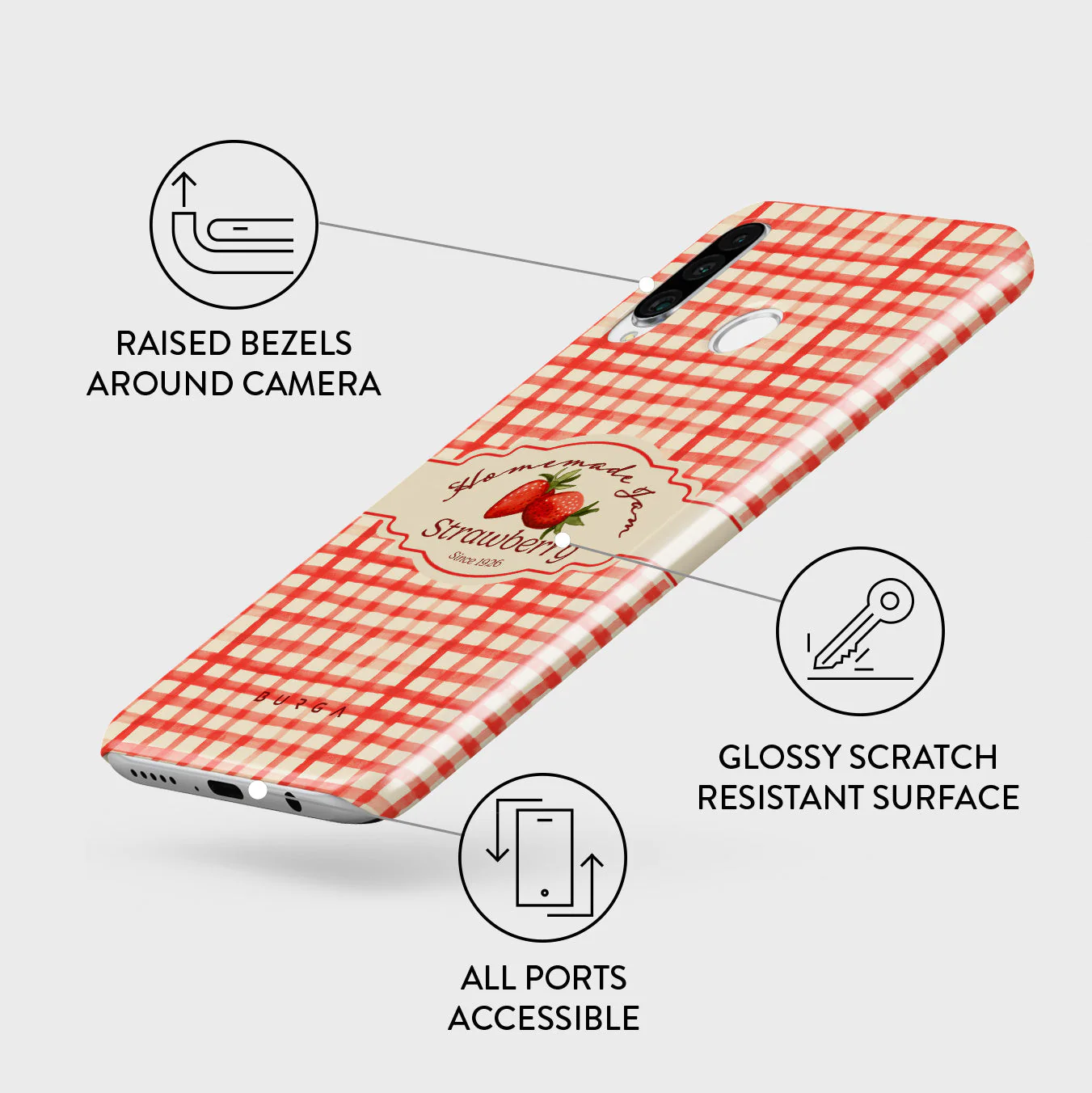 Grandma's Jam - Huawei P30 Lite Case - Image 3