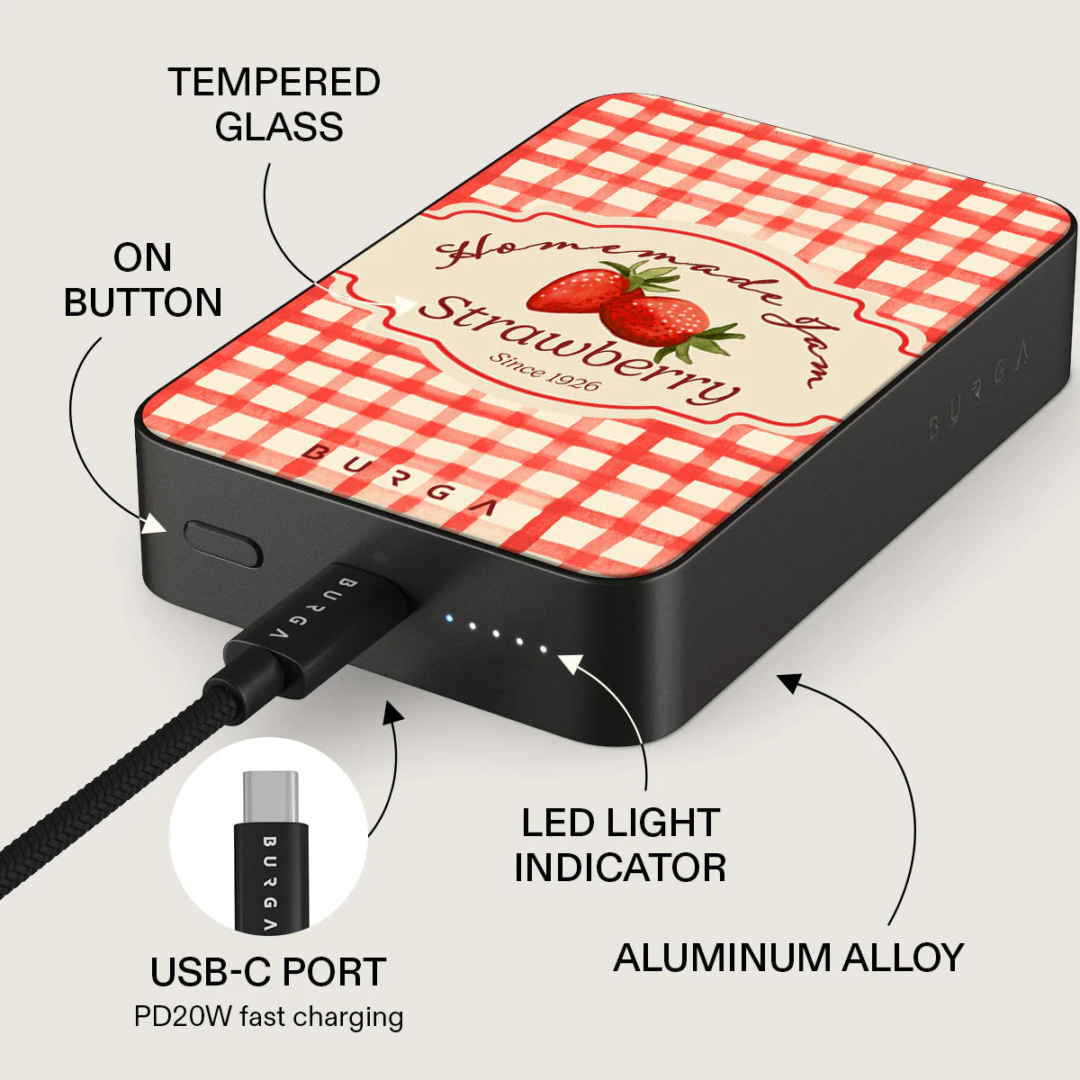 Grandma's Jam - Magnetic Power Bank - Image 35