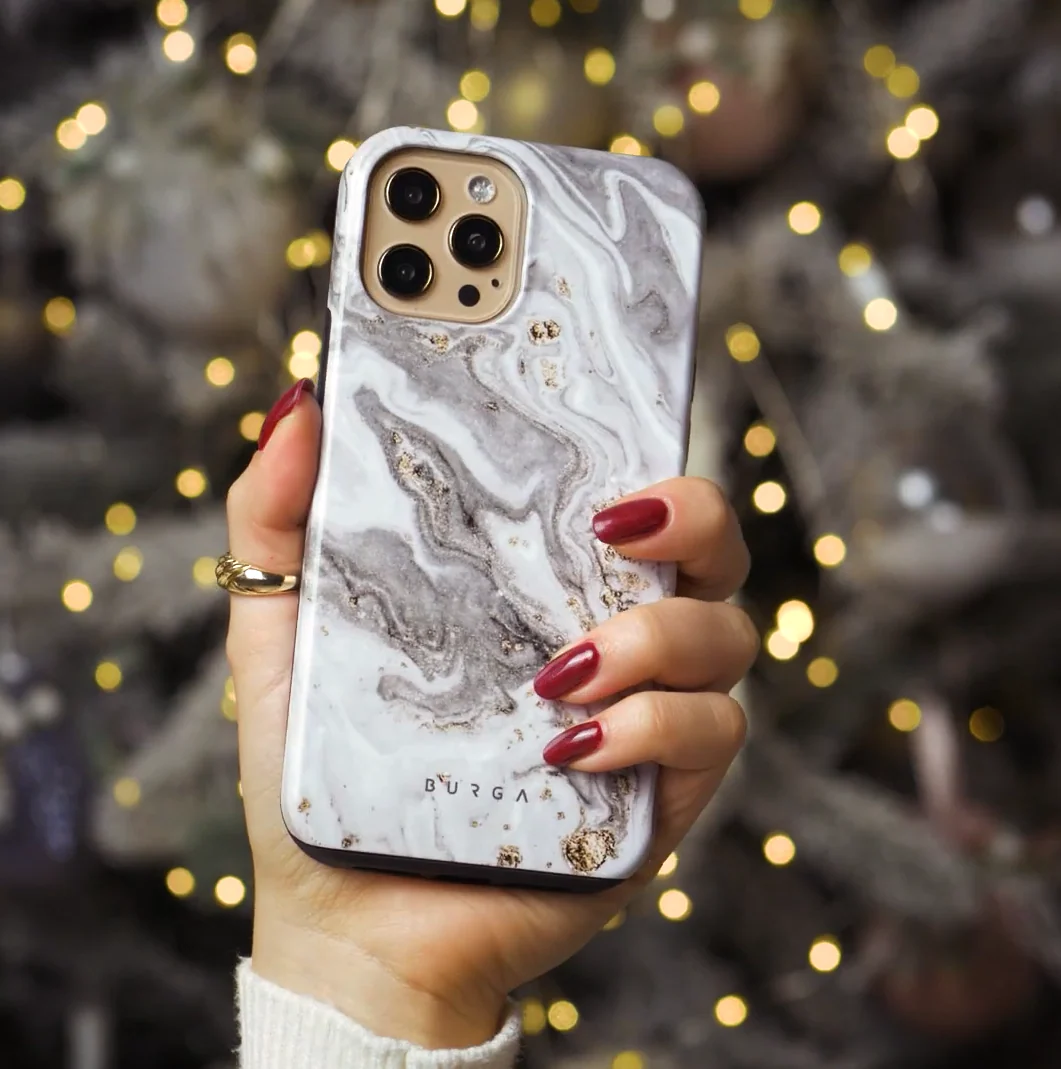 Snowstorm - Grey Marble Samsung Galaxy A57 5G Case - Image 5