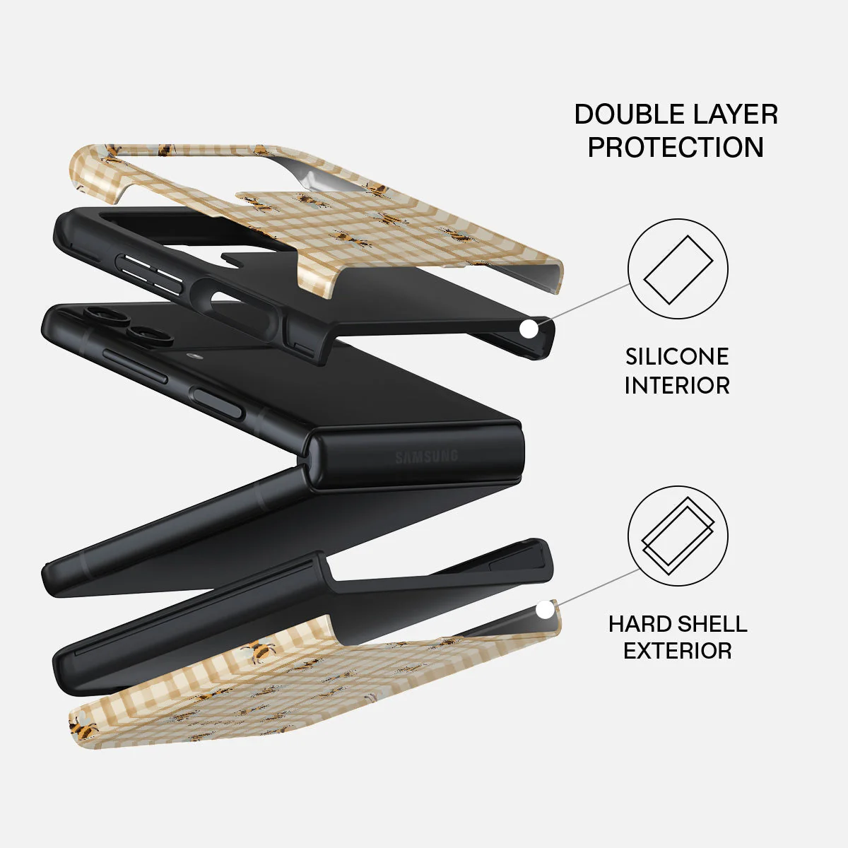Honeycomb - Samsung Galaxy Z Flip 4 Case - Image 8