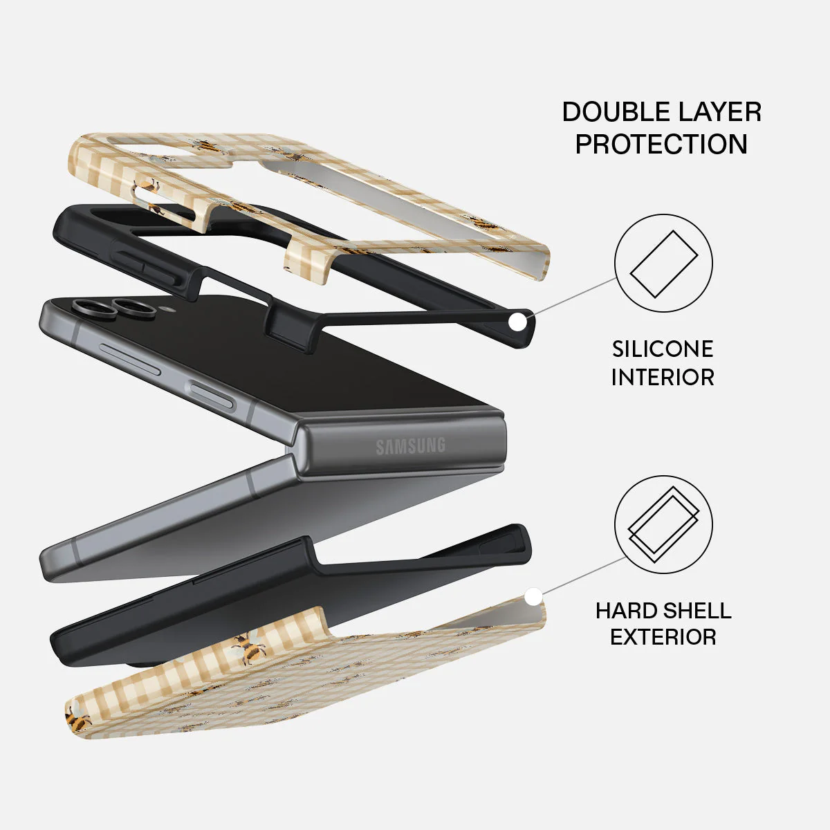 Honeycomb - Samsung Galaxy Z Flip 5 Case - Image 2