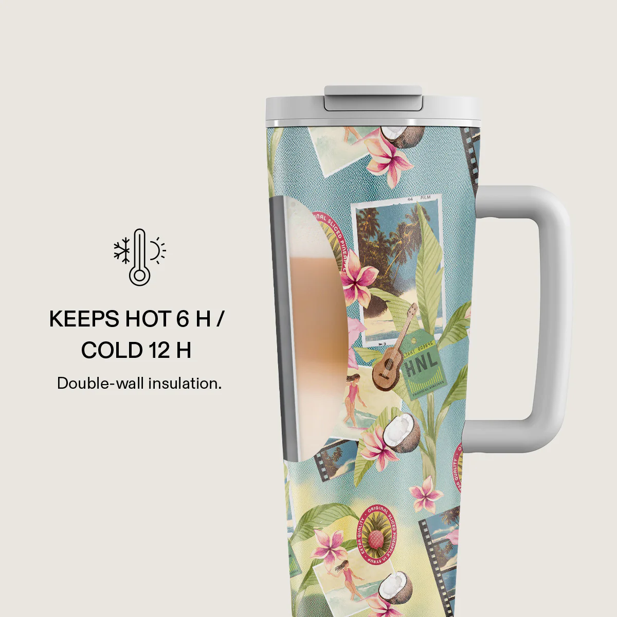 Honolulu - EasyGrip Travel Mug - Image 4