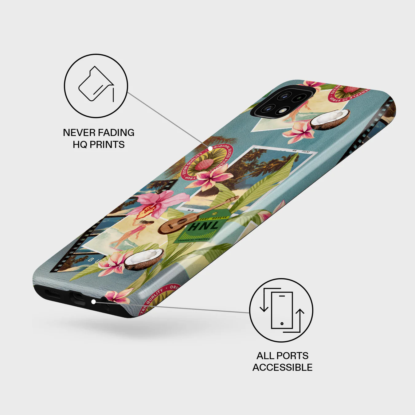 Honolulu - Samsung Galaxy A22 5G Case - Image 3