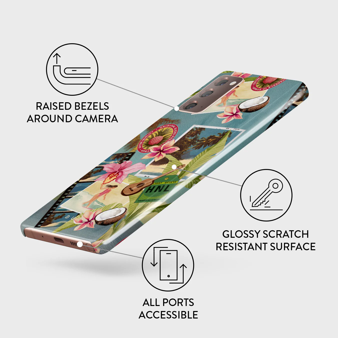 Honolulu - Samsung Galaxy Note 20 4G / 5G Case - Image 3