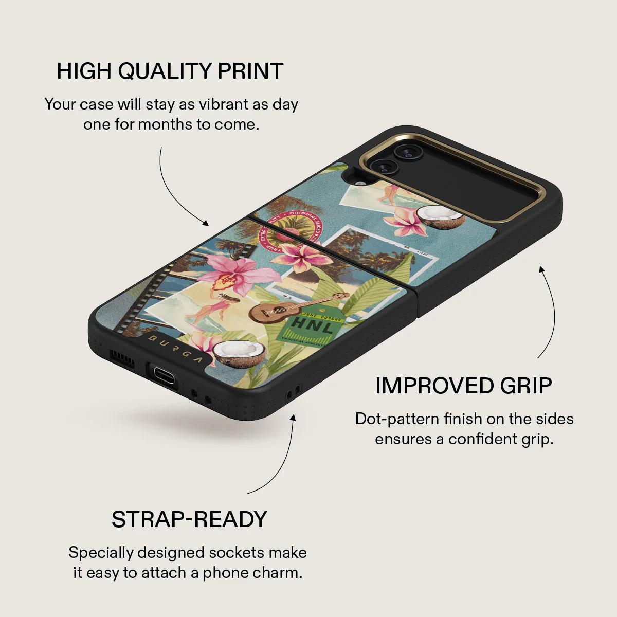 Honolulu - Samsung Galaxy Z Flip 4 Case - Image 18