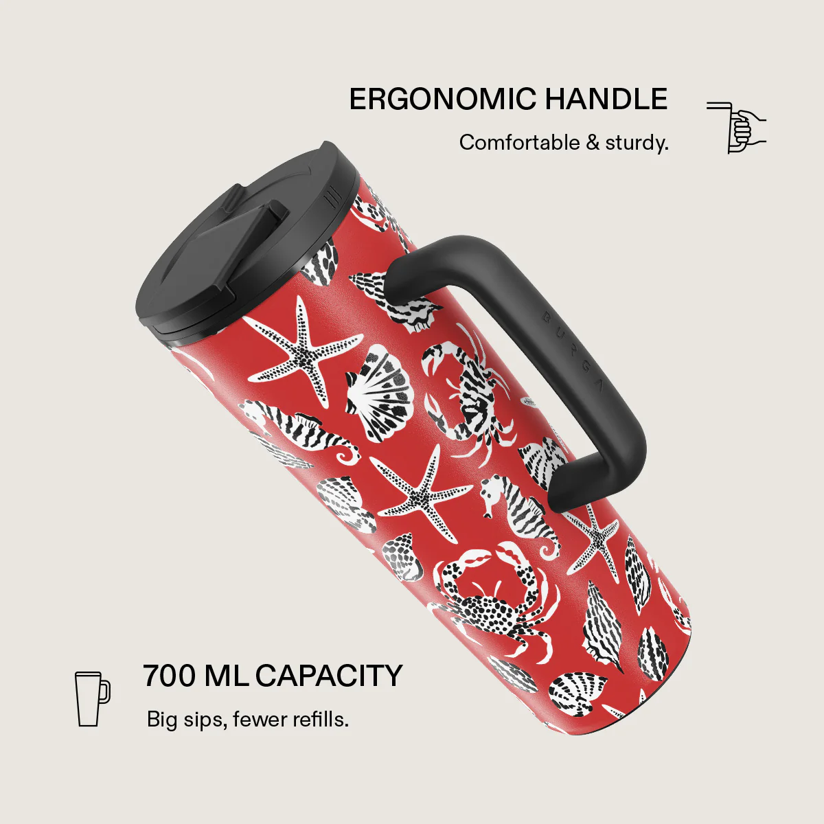 Hydra - EasyGrip Travel Mug - Image 2
