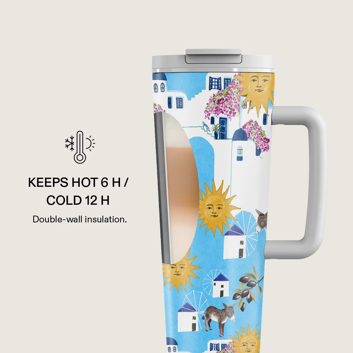 Kalimera - EasyGrip Travel Mug - Image 4