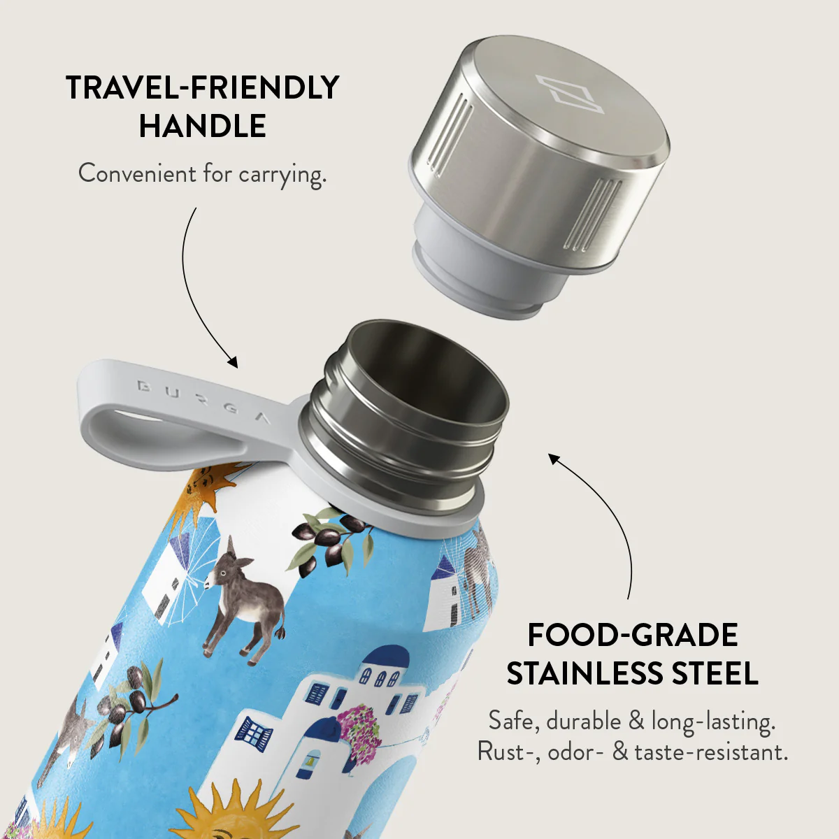 Kalimera - Water Bottle - Image 4
