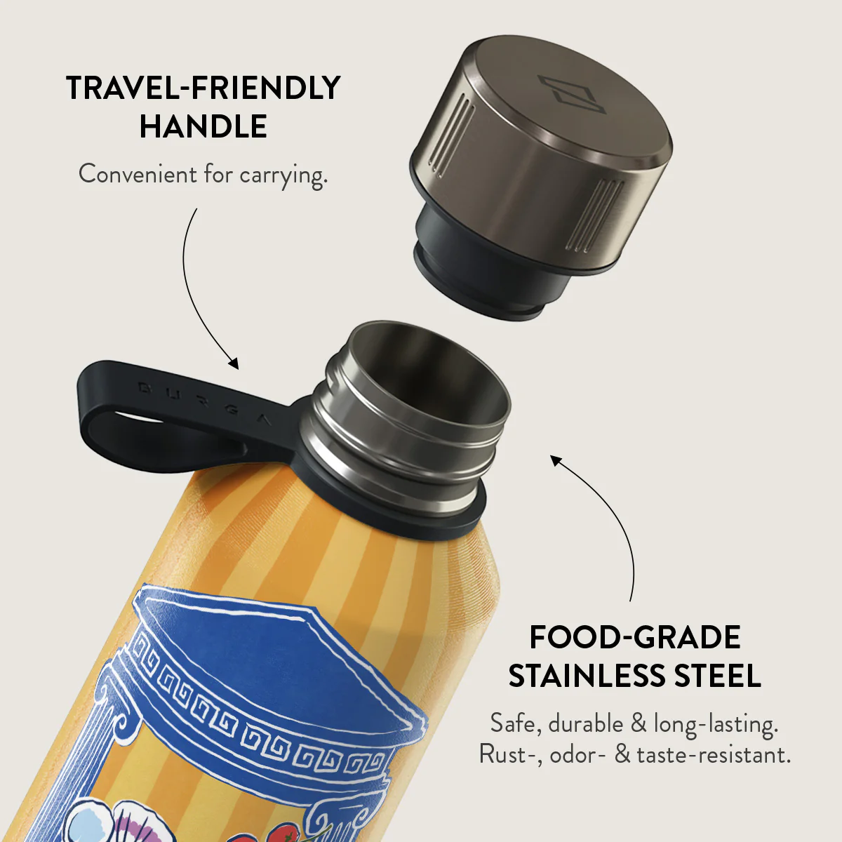 Kefi - Water Bottle - Image 4