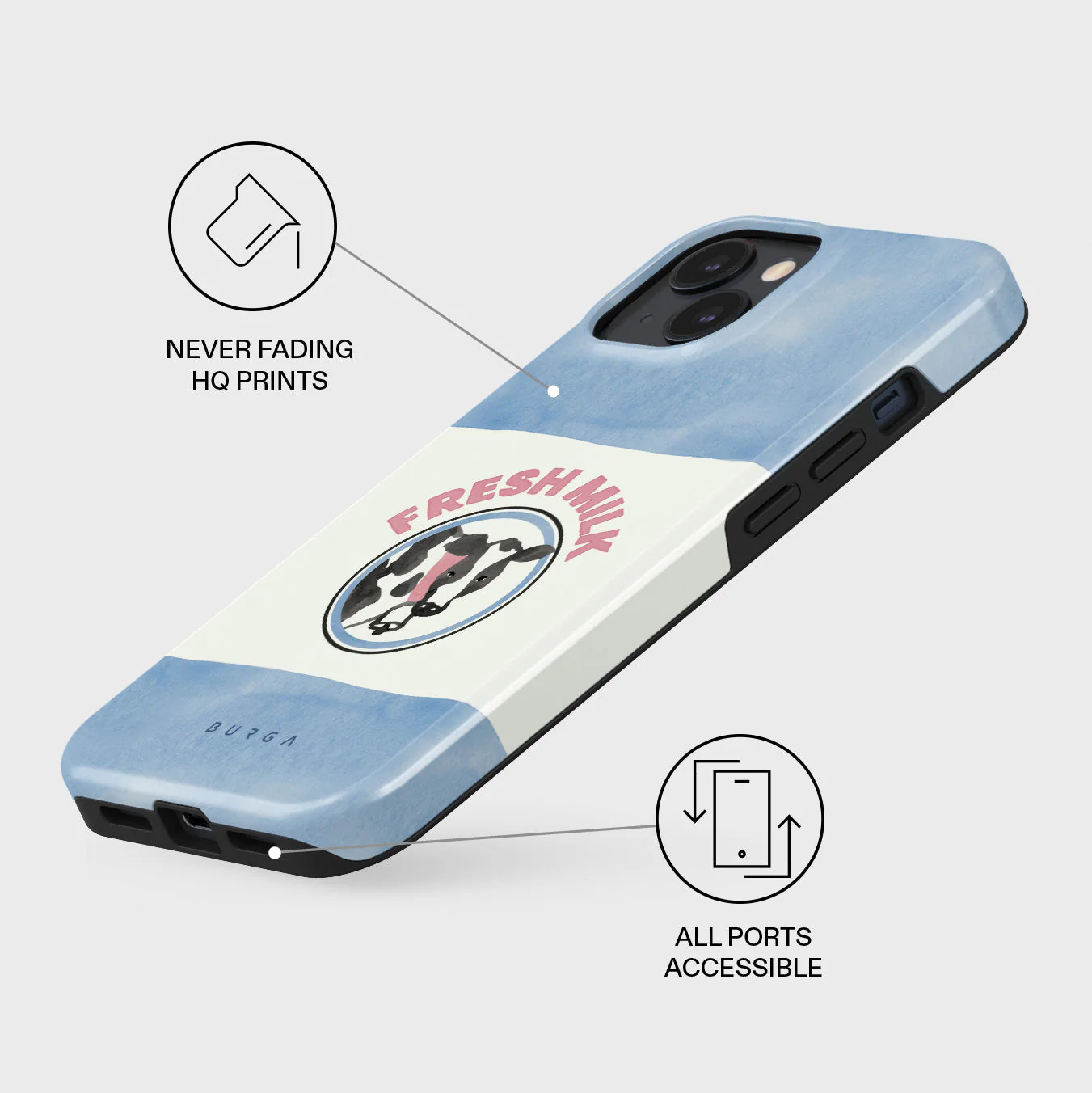 Milkshake - iPhone 13 Mini Case - Image 3